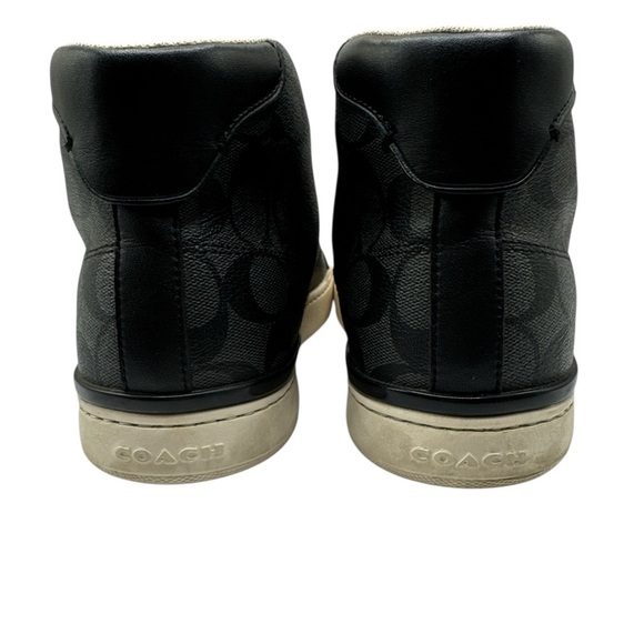 Coach gently used clip high top in black size 11D - Picture 2 of 8